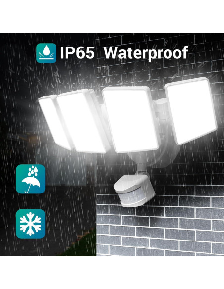 Luz de Seguridad LED USTELLAR 100W 10000LM con Sensor y Control Remoto Luz de Seguridad LED USTELLAR 100W 10000LM con Sensor y Control Remoto