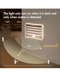 Luces Nocturnas LED con Sensor de Movimiento EverBrite - 3 Piezas 2