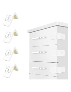 Cerraduras de Gabinete FYY para Bebés - Paquete de 4 Unidades