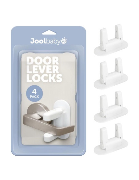 Bloqueos de Palanca de Puerta Jool Baby - Paquete de 4 Unidades Bloqueos de Palanca de Puerta Jool Baby - Paquete de 4 Unidades
