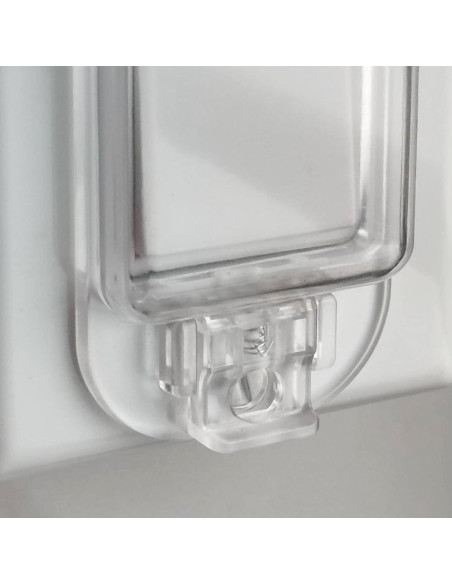 Cubierta de Interruptor de Luz LRANFOW 4 Paquetes Transparente