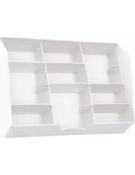 Organizador de Cajones Simple Houseware Blanco 9 Compartimentos Organizador de Cajones Simple Houseware Blanco 9 Compartimentos