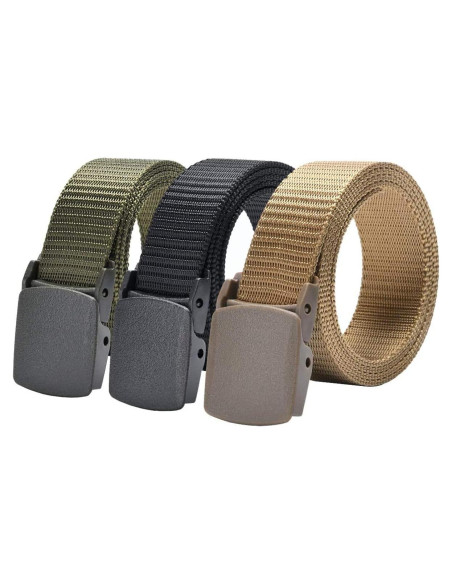 Cinturón Táctico Fierce - 3 Piezas Nylon 3.5 cm Unisex Cinturón Táctico Fierce - 3 Piezas Nylon 3.5 cm Unisex