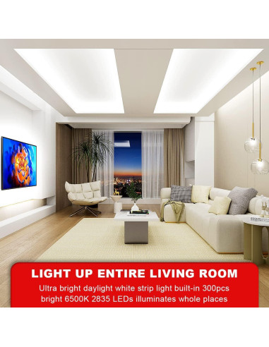 Tira de Luz LED Regulable MY BEAUTY LIGHT 5m Blanca 12V