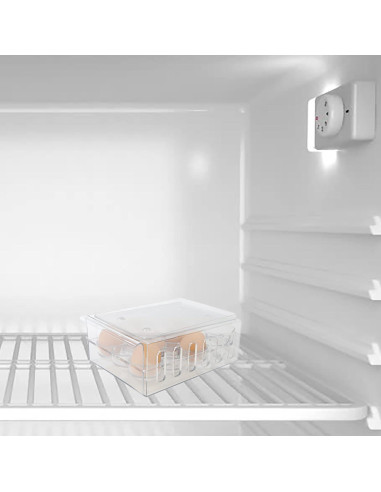 Organizador de Huevos Mind Reader, Contenedor Apilable 12 Huevos