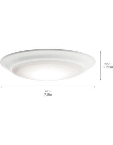 Downlight LED Kichler 43846WHLED30 19.05 cm Regulable 3000K