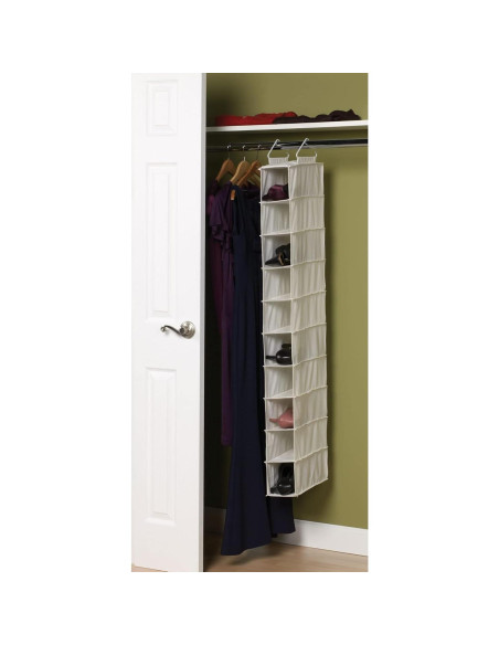 Organizador de Zapatos Colgante Household Essentials 10 Bolsillos Organizador de Zapatos Colgante Household Essentials 10 Bolsillos