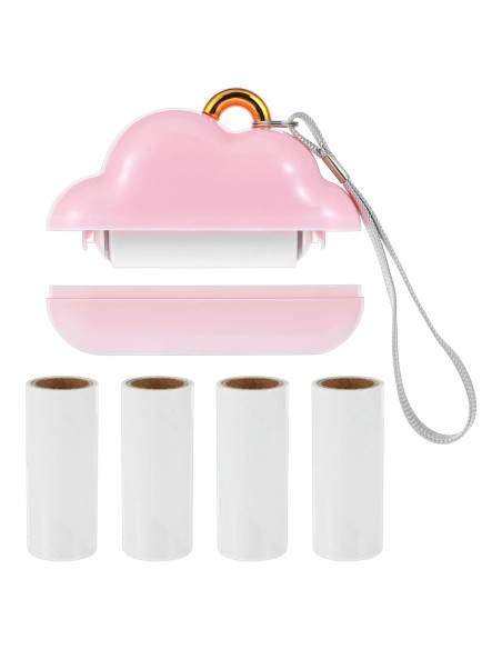 Mini Rodillo Quitapelusas Portátil Tyqour Rosa 150 Hojas Mini Rodillo Quitapelusas Portátil Tyqour Rosa 150 Hojas