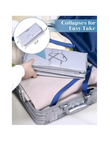 Organizador de Zapatos Colgante SLEEPING LAMB Gris 8 Pares