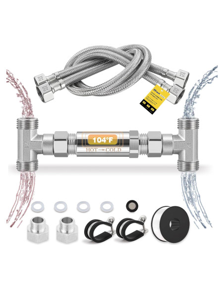 Kit Válvula Sensor Acero Inoxidable 304 Moonshan 50,8 cm Kit Válvula Sensor Acero Inoxidable 304 Moonshan 50,8 cm