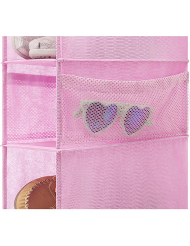 Estante Colgante para Zapatos Whitmor Rosa 10 Estantes