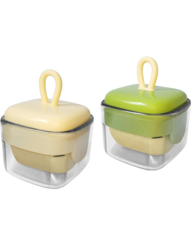 Rodillo Quitapelusas Reutilizable BHKDCMDL Verde y Beige