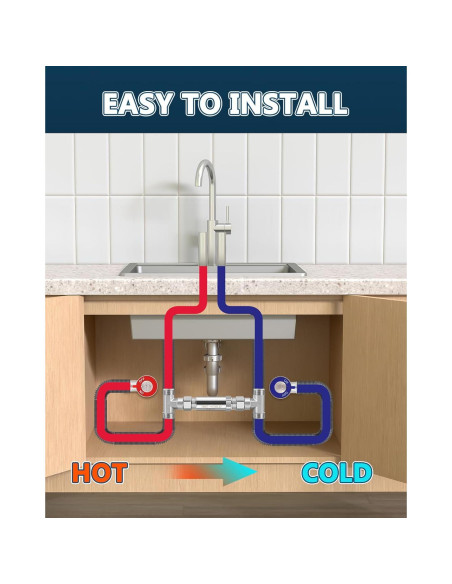 Kit Válvula Sensor Acero Inoxidable 304 Moonshan 50,8 cm Kit Válvula Sensor Acero Inoxidable 304 Moonshan 50,8 cm