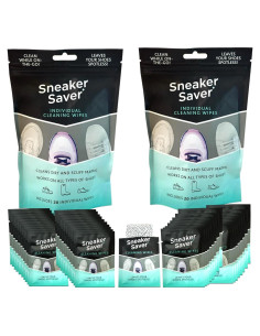 40 Toallitas Limpiadoras ALAZCO para Zapatos y Cuero - Viaje