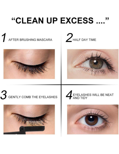 DUcare Peina Separador de Pestañas y Cejas Dúo - Negro DUcare Peina Separador de Pestañas y Cejas Dúo - Negro