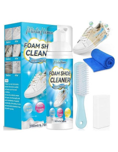 Limpiador de Zapatos MiotuHome 191g con Cepillo y Esponja