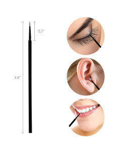Cepillos Micro Aplicadores Desechables Tbestmax 500 Pcs 2