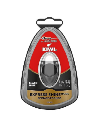Esponja de Brillo KIWI Express para Cuero Negro 0.23 Oz
