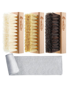 Set de Cepillos de Limpieza para Zapatos YoungJoy 3 Piezas