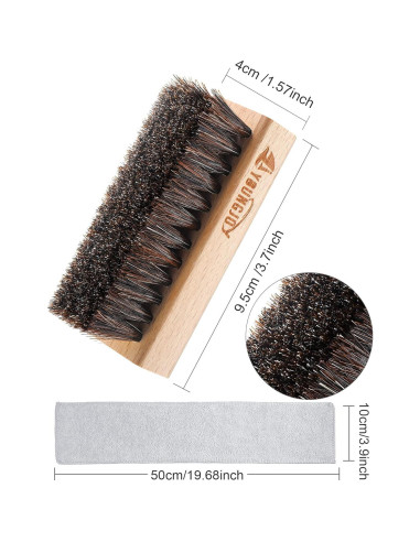Set de Cepillos de Limpieza para Zapatos YoungJoy 3 Piezas