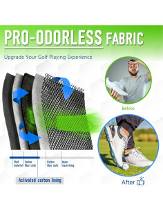 Bolsa para Zapatos de Golf Hombres - Impermeable y Ventilada 2