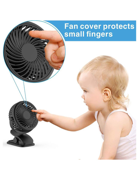 Ventilador Clip Cambond para Cochecito - Portátil Recargable Ventilador Clip Cambond para Cochecito - Portátil Recargable