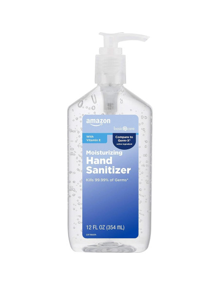 Desinfectante de Manos Amazon Basic Care 62% Alcohol 355 ml x6 Desinfectante de Manos Amazon Basic Care 62% Alcohol 355 ml x6