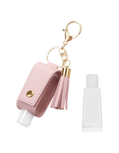 Botella Vacía Reutilizable Unaone 30ml Rosa con Llave Botella Vacía Reutilizable Unaone 30ml Rosa con Llave