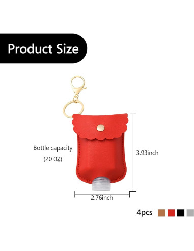 Pack de 4 Botellas de Desinfectante de Manos Pcmursal - Viaje