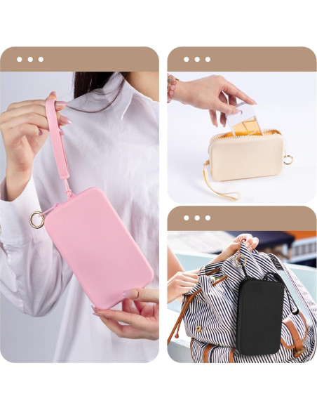 Funda de Silicona para Desinfectante de Manos Playexen Negra Funda de Silicona para Desinfectante de Manos Playexen Negra