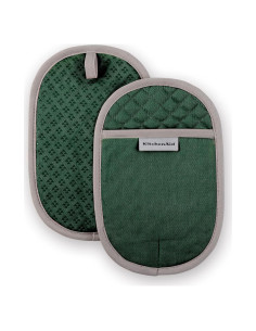 Juego de 2 Agarraderas KitchenAid Asteroid Verde 16.5x25.4cm