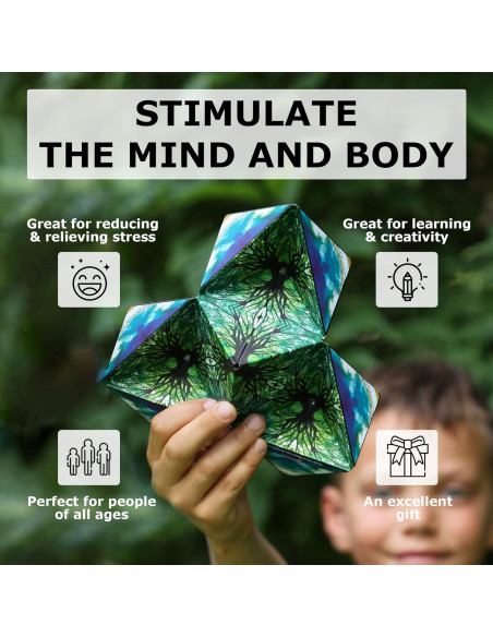 Cubo Antiestrés Shashibo - Juguete Sensorial 70 Formas Cubo Antiestrés Shashibo - Juguete Sensorial 70 Formas