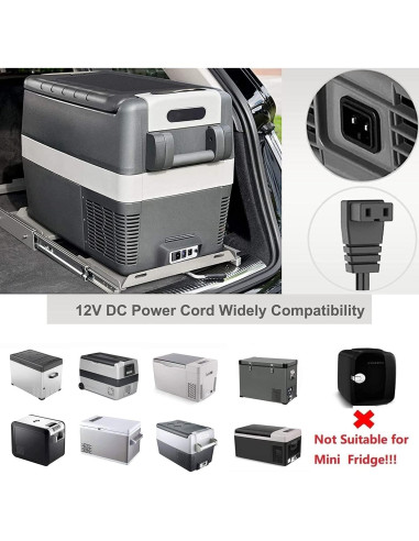 Adaptador de corriente KFD 12V-24V para neveras de coche