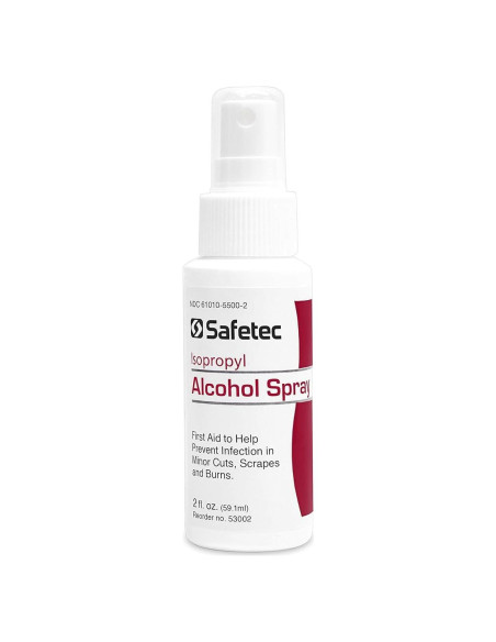 Spray de Alcohol Isopropílico Safetec 60ml - Paquete de 6 Spray de Alcohol Isopropílico Safetec 60ml - Paquete de 6