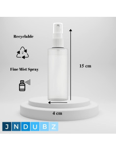 Botella Spray Neblina Fina JND 4 Oz Recargable 2 Pack 2