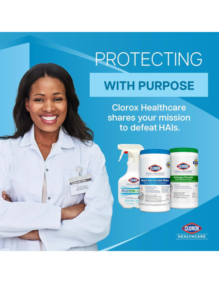 Toallitas Germicidas Clorox Healthcare 110 Unidades 30.48x30.48cm Toallitas Germicidas Clorox Healthcare 110 Unidades 30.48x30.48cm