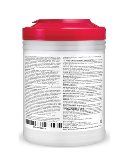 Toallitas Desinfectantes Sani-Cloth Plus, 160 Unidades, 15.24x17.15 cm Toallitas Desinfectantes Sani-Cloth Plus, 160 Unidades, 15.24x17.15 cm