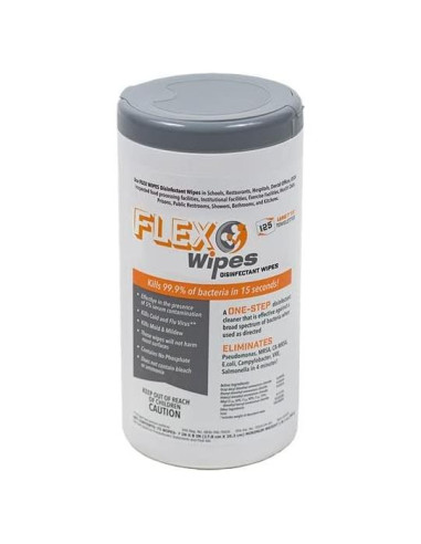 Toallitas Desinfectantes Flex Wipes 125 CT Caja de 6