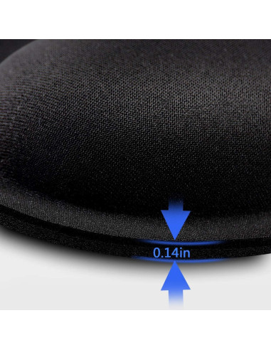 Alfombrilla de Ratón Ergonómica TONOS con Soporte para Muñeca - 3 Paquetes