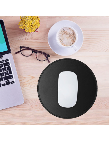Alfombrilla de Ratón Redonda JIKIOU 4 Piezas 21.8 cm Antideslizante Alfombrilla de Ratón Redonda JIKIOU 4 Piezas 21.8 cm Antideslizante