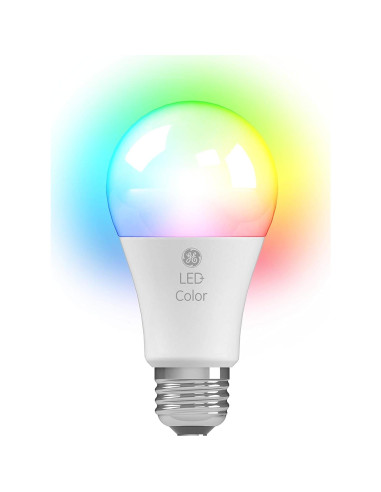Bombillas LED GE+ A19 Multicolor con Control Remoto (2 Pzas)