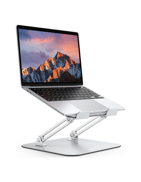 Soporte para Laptop OMOTON Ajustable Ergonómico Metal 27 cm Soporte para Laptop OMOTON Ajustable Ergonómico Metal 27 cm