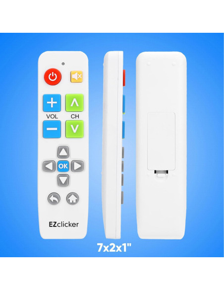 Control Remoto Samsung Blanco Botón Grande Fácil Uso Control Remoto Samsung Blanco Botón Grande Fácil Uso