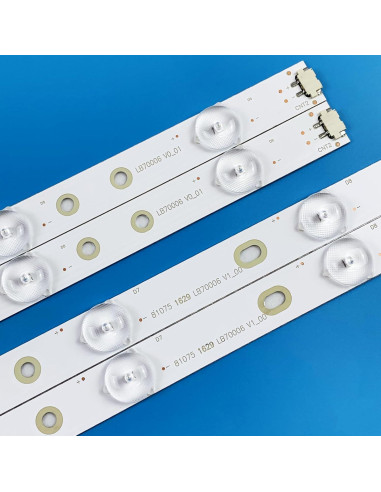 Tiras de Retroiluminación LED PANMILED 12 Piezas 140.97 cm