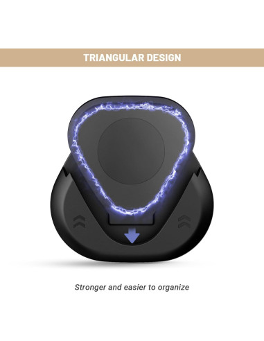 Soporte Magnético JUMEIHUI para Control Remoto 6 Piezas Negro
