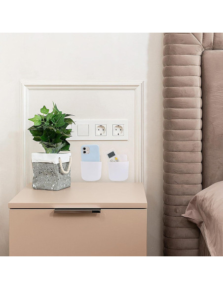 Soporte para Control Remoto Tecbeauty 8 Piezas Blanco Soporte para Control Remoto Tecbeauty 8 Piezas Blanco