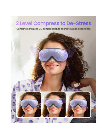 Masajeador de Ojos RENPHO G006 con Calor y Bluetooth Masajeador de Ojos RENPHO G006 con Calor y Bluetooth