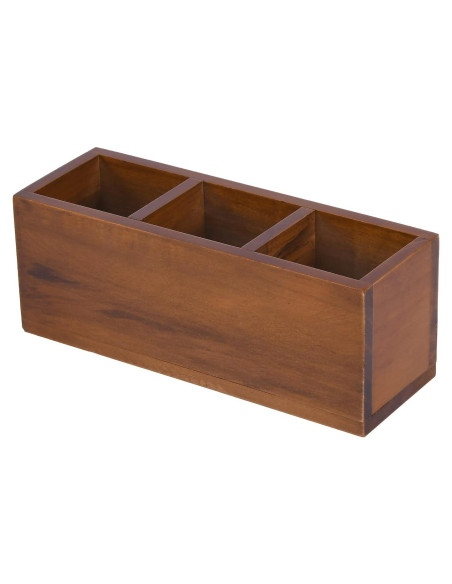 Soporte de Control Remoto de Madera Dedoot 3 Compartimentos Soporte de Control Remoto de Madera Dedoot 3 Compartimentos