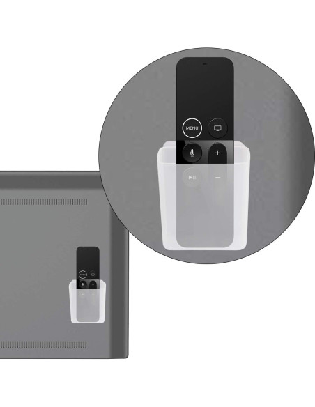 Soporte Universal para Control Remoto PINOWU 2 Unidades 7x6x3cm Soporte Universal para Control Remoto PINOWU 2 Unidades 7x6x3cm