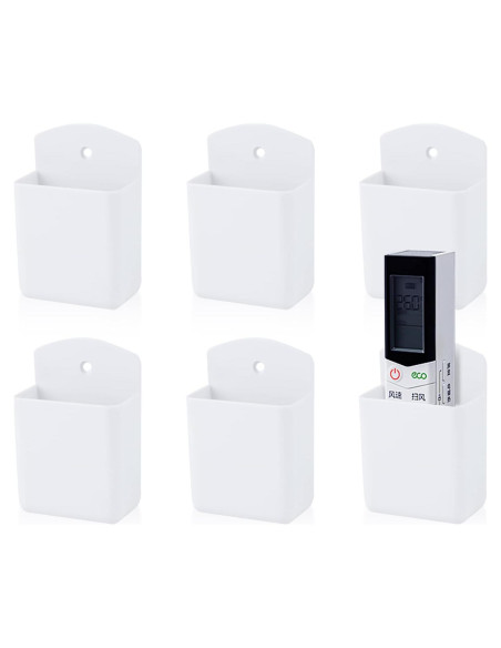 6 Soportes de Control Remoto TIE-DailyNec Blanco Universal 6 Soportes de Control Remoto TIE-DailyNec Blanco Universal